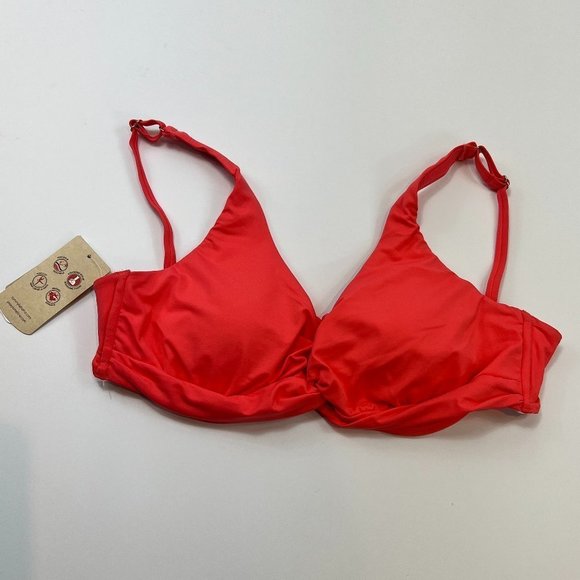 NWT Tommy Bahama Pearl U/W OTS Twist Front Bra Bikini Swimsuit - Picture 1 of 12